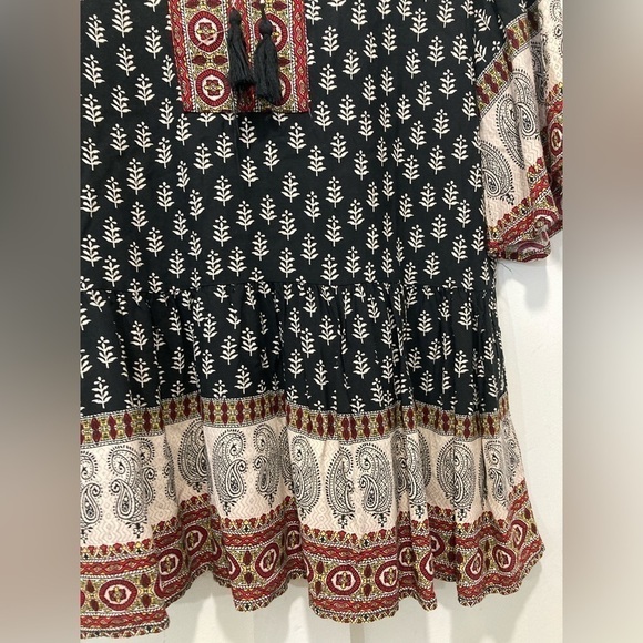 BEACHLUNCHLOUNGE small boho blouse cottagecore lagenlook peasant - Picture 6 of 12